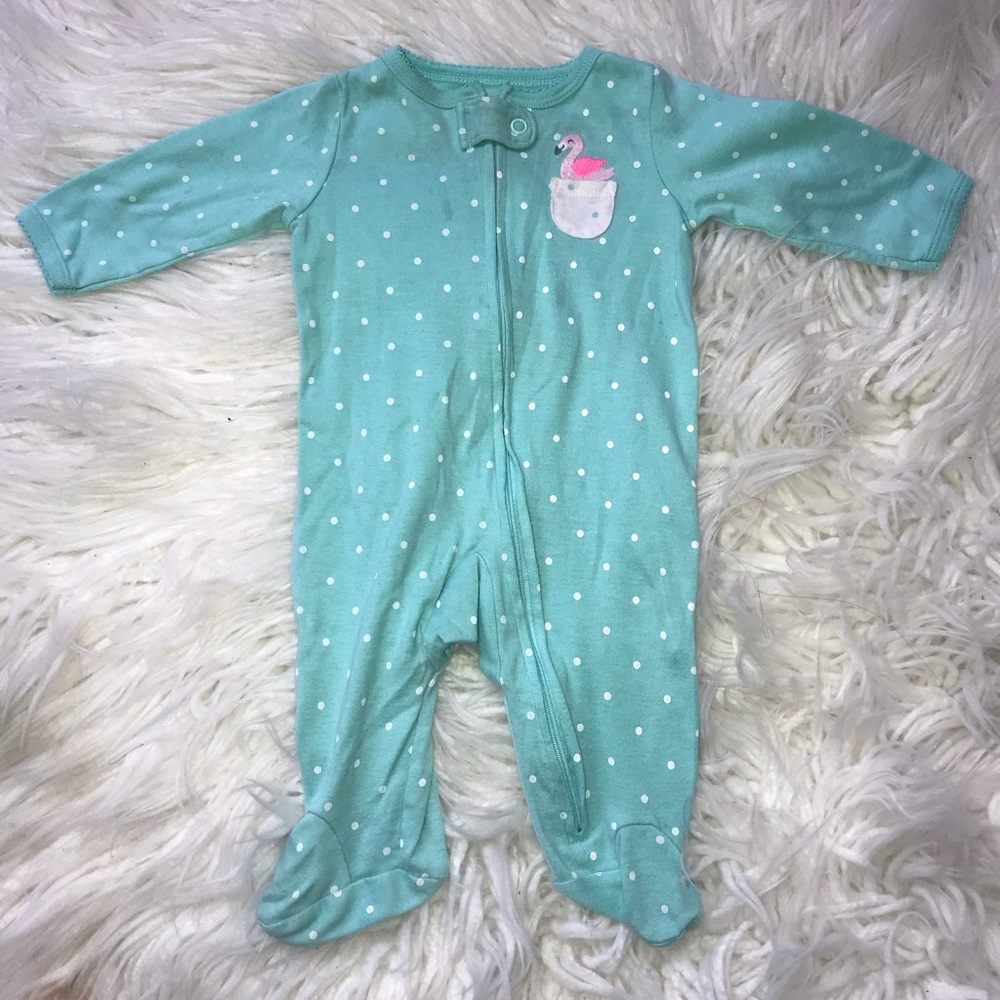 Carters flamingo pajamas